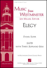 Elegy SATB choral sheet music cover